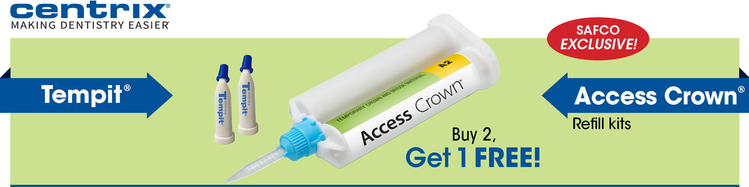 Tempit & Access Crown Safco Dental Supply